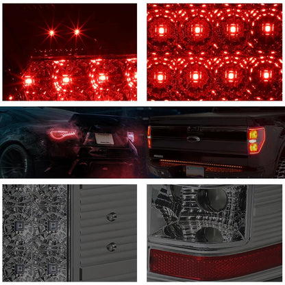 Full LED Tail Light - Smoked Finish for Chevy Silverado (2007–2014)