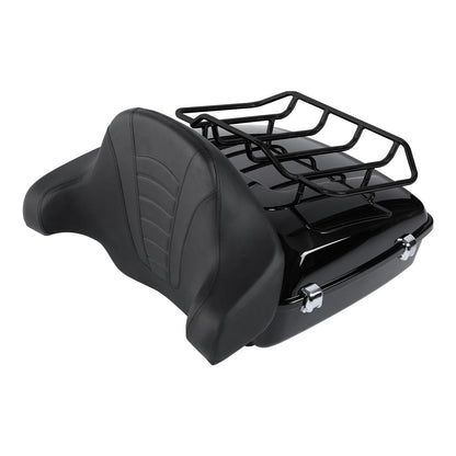 Chopped Trunk Backrest Pad for Harley Electra Glide, Street Glide (2014–2026)