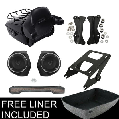 LED Speaker Mount Rack for Tail Light on Harley Touring 2014-2023