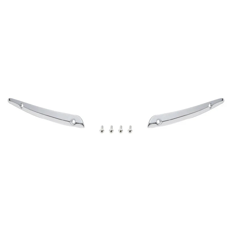 Chrome Split Windshield Side Trims for 2015–2023 Harley Road Glide
