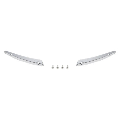 Chrome Split Windshield Side Trims for 2015–2023 Harley Road Glide