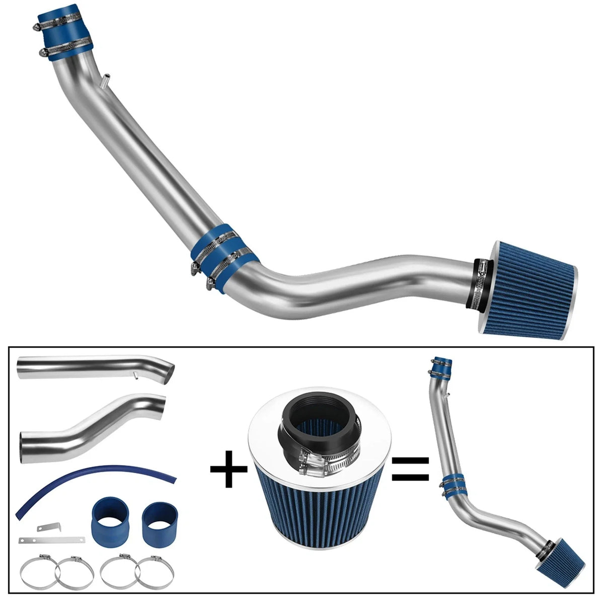 Cold Air Intake Induction Kit with Filter for Honda Civic (1992–1995)