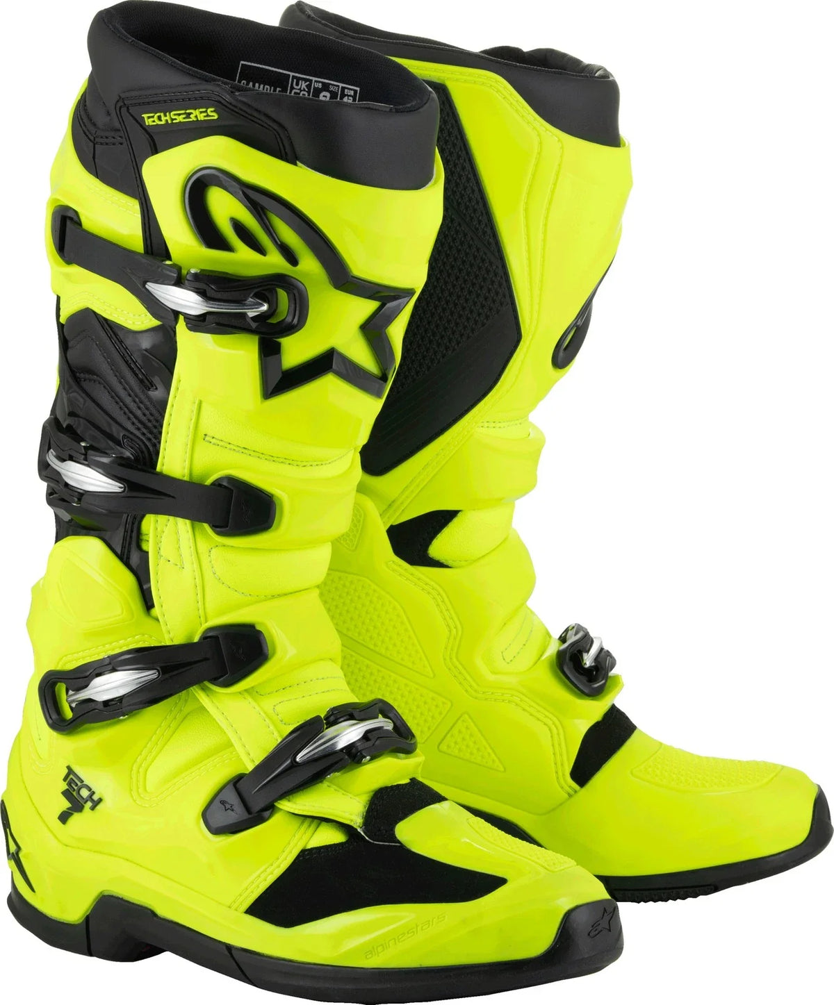 Alpinestars Tech 7 Off-Road Boots for (US 14, Fluorescent Yellow)