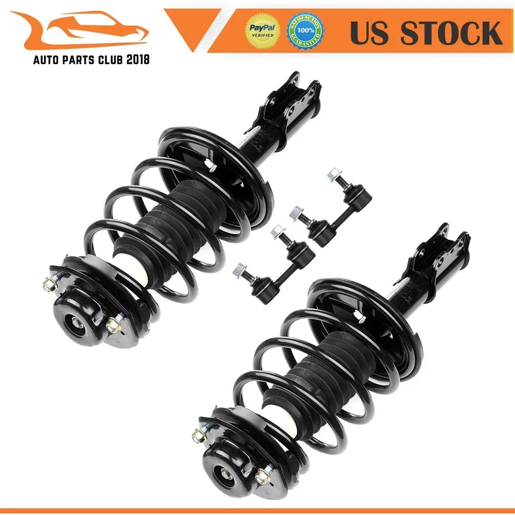 Front Strut Assemblies with Sway Bar Link Kit for 1995-1996 Camry