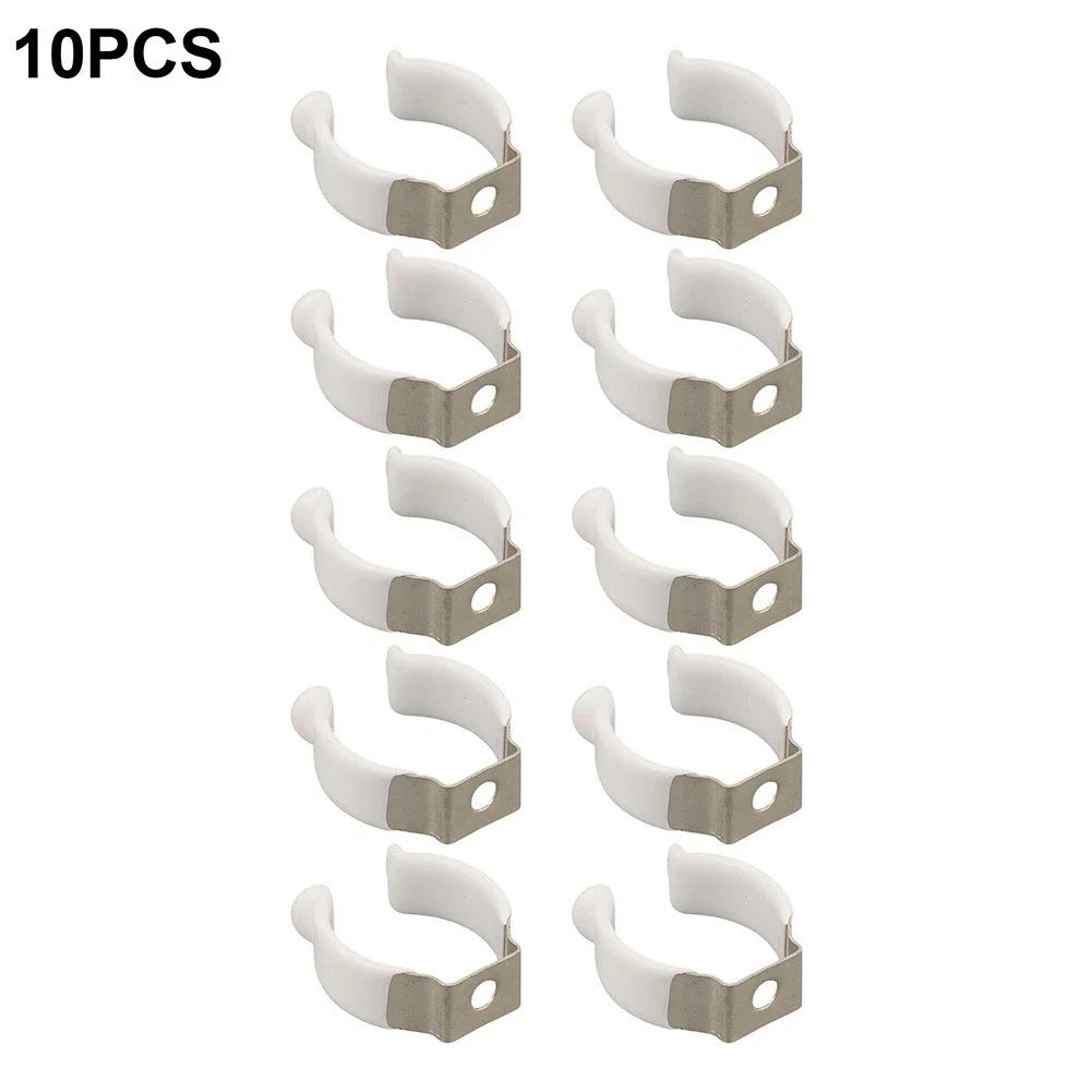 10PCS U Clip Holder Bracket for LED Tube Light (25mm to 35mm)