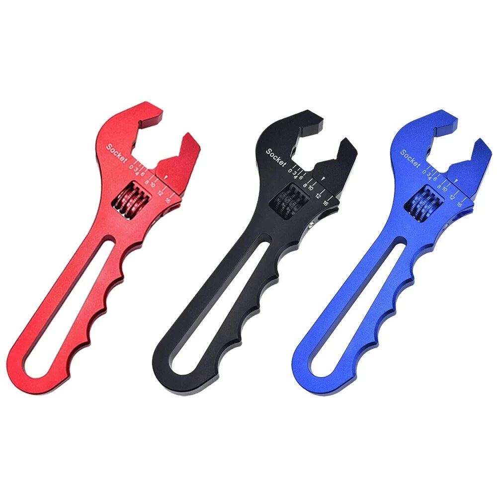 3X 3AN-16AN Adjustable Wrench Tool for Hose End Fitting