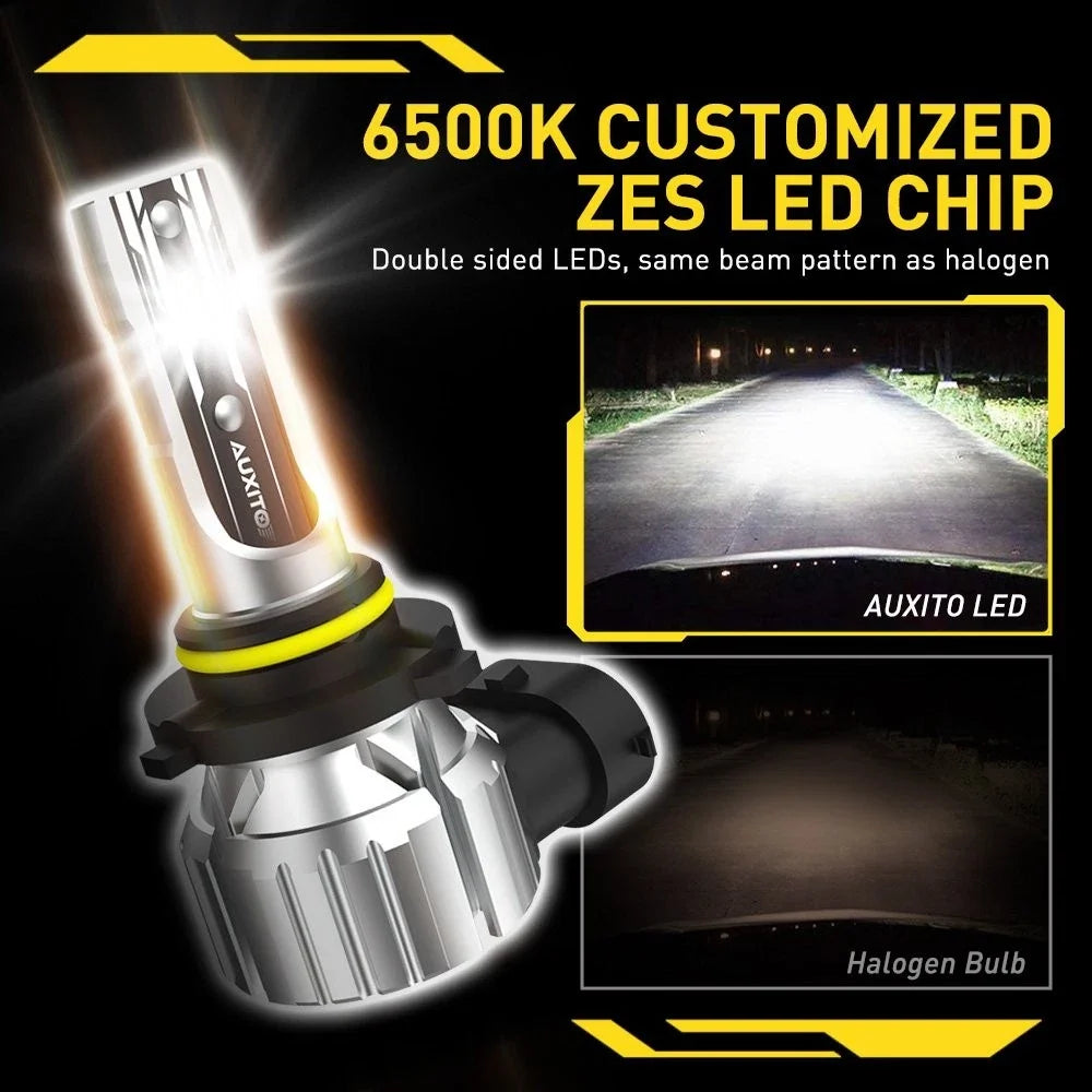 AUXITO 9005 LED Headlight Bulbs for High Beam (100W, 20000LM, No Error)