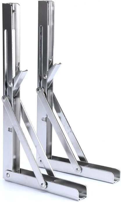 Heavy Duty 2X Folding Bracket Support for Table (660lb/300kg)