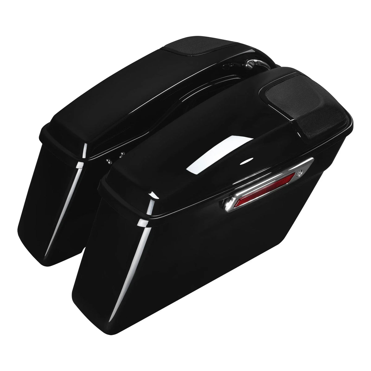 5 x 7" Speaker Cutout & Conversion Brackets for Harley Fatboy (1984–2017)