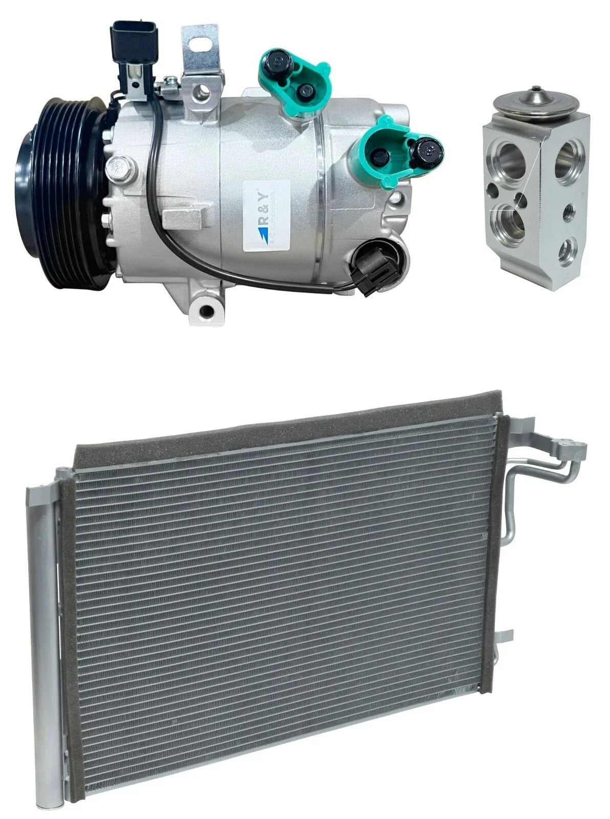 A/C Compressor Kit with Condenser for Hyundai Elantra 2.0L (2019–2021)