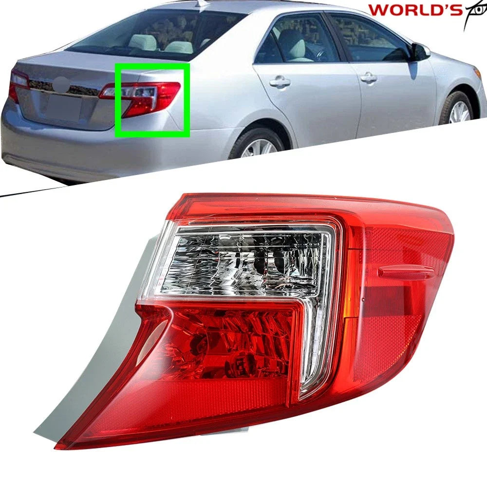 Rear Outer Tail Light Lamp Set for Toyota Camry (2012–2014)