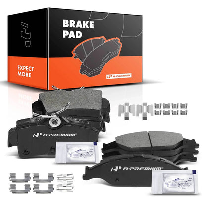 8x Ceramic Brake Pads for Ford Mustang (1999–2004)