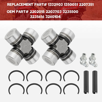 Front U-Joint Prop Shaft for Polaris Ranger 800 2006 to 2014