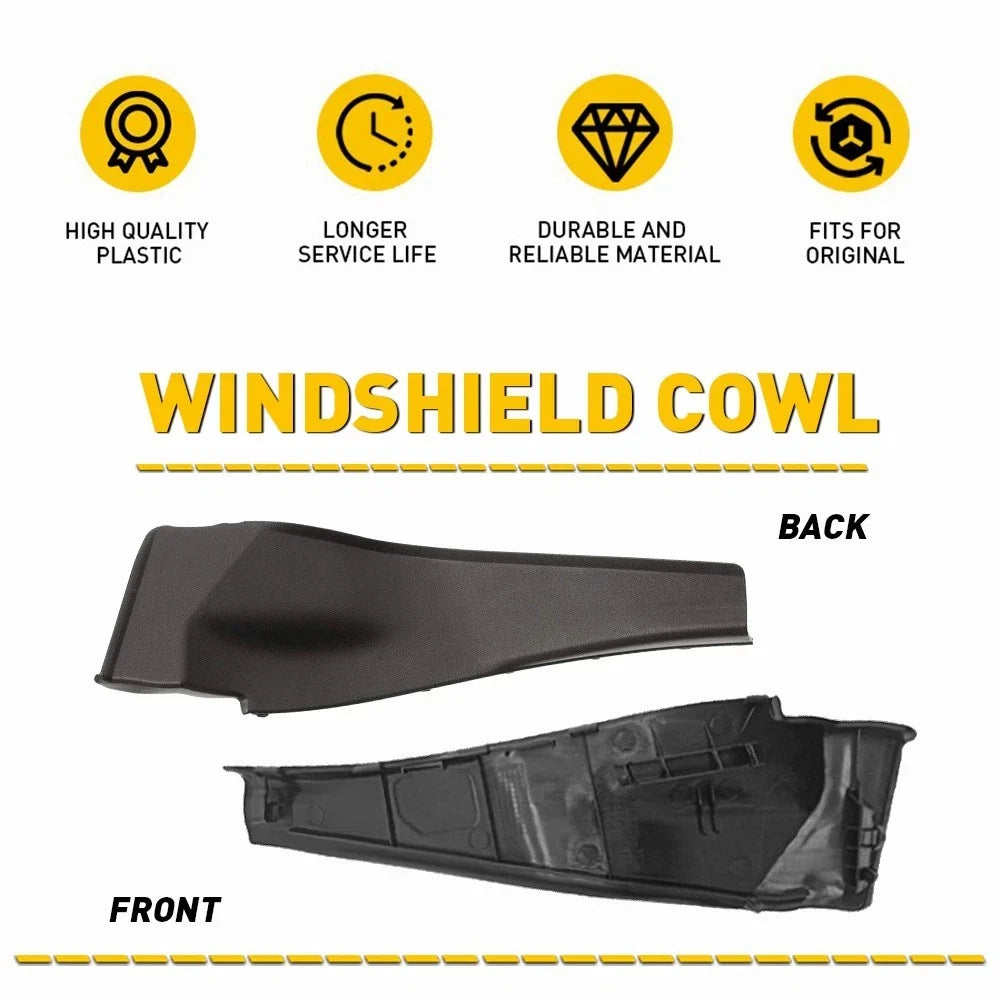 Windshield Wiper Cowl Trim Pair for Nissan Altima 2013-2015
