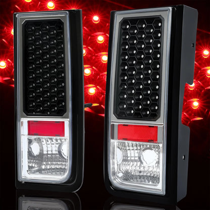 Full LED Tail Light Pair for Hummer H2 2003–2009 - 2X