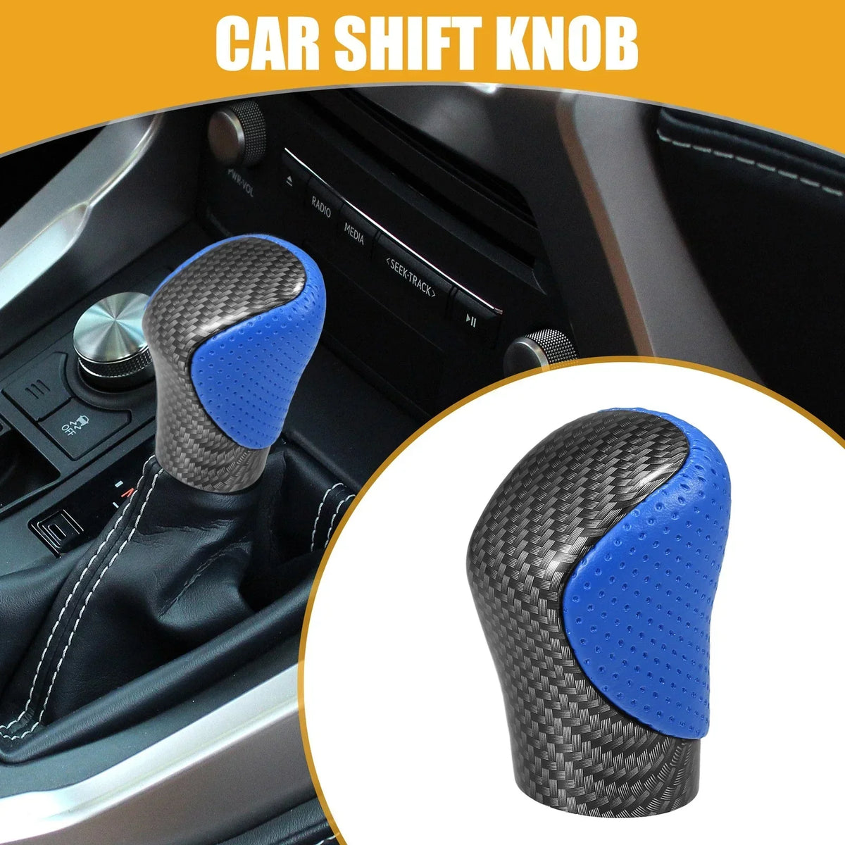 Automatic Gear Shift Knob for Lexus GX460 2020-2022 in Blue