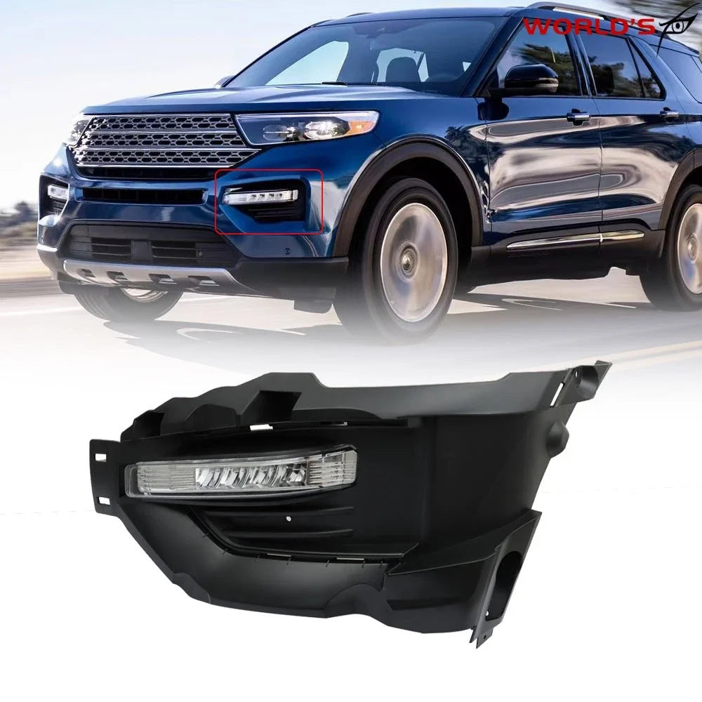 LED Fog Light Trim for Ford Explorer (2020–2021) Left Side