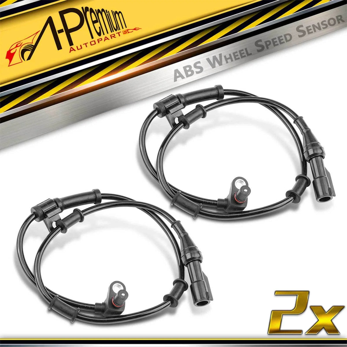 2x Front ABS Wheel Speed Sensors for Ford E-550 Super Duty (2003–2008)
