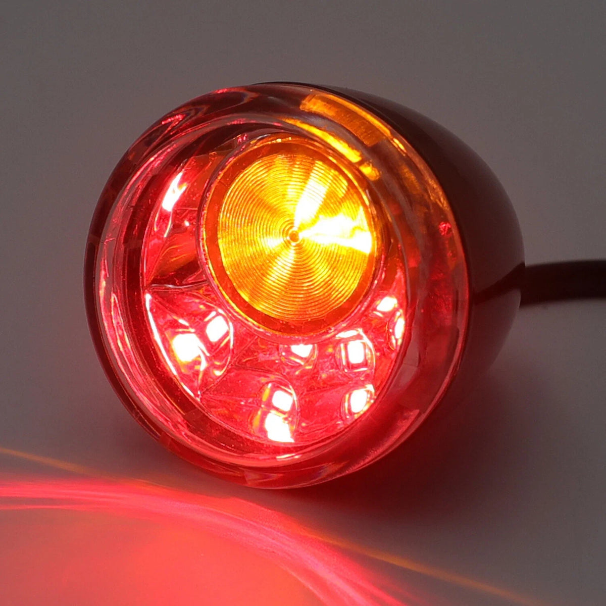 Rear LED Run Brake Turn Signal Indicator for Harley FXD FXDB FXDC 2002-2017
