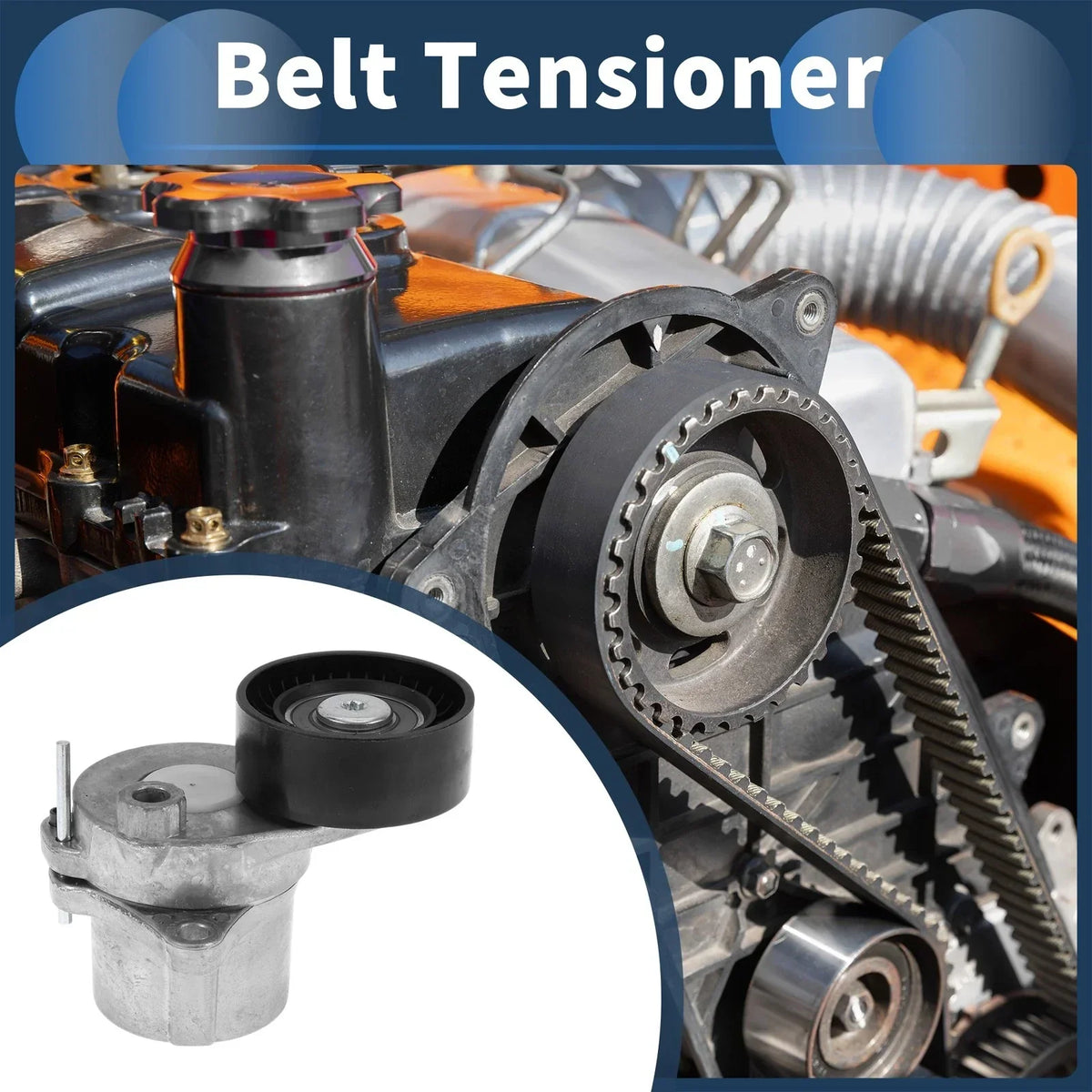Belt Tensioner - 1 x Metal for Mercedes-Benz E-Class 2009-2016