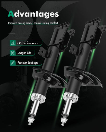 Strut Shock Absorber Assemblies for Dodge Journey (2009–2016) Front Pair