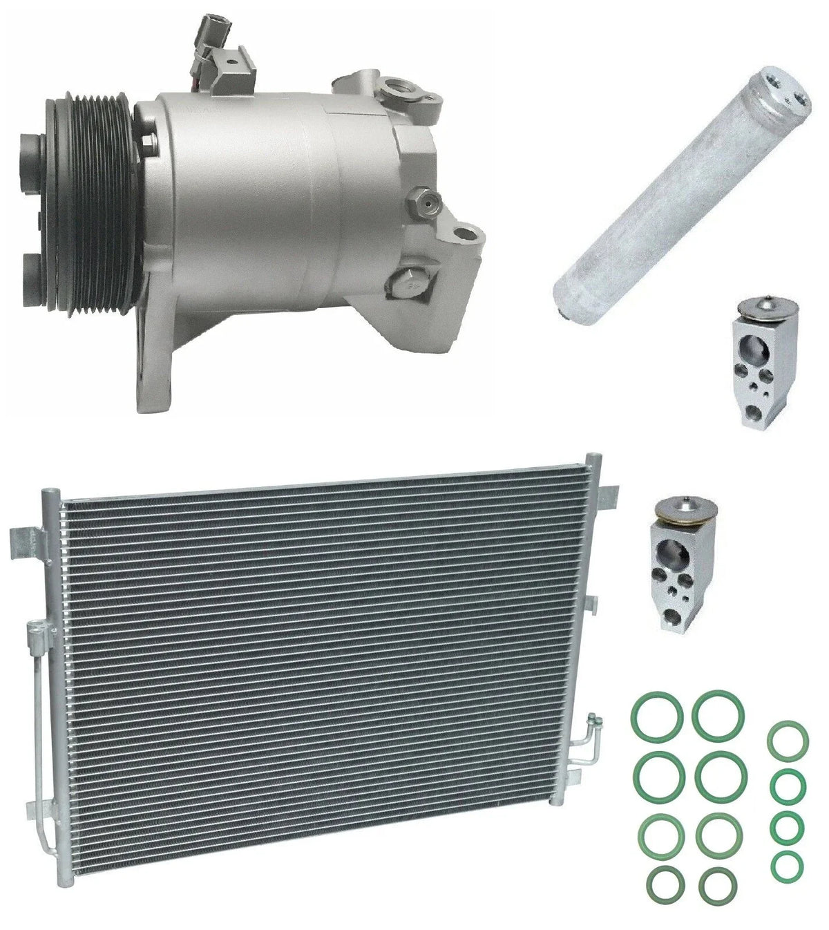 AC Compressor Kit With Condenser for Nissan Quest 3.5L (2011–2013)