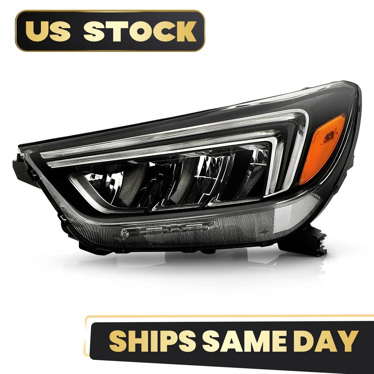 Full LED Headlight for Buick Encore (2017–2020) w/LED DRL & Module