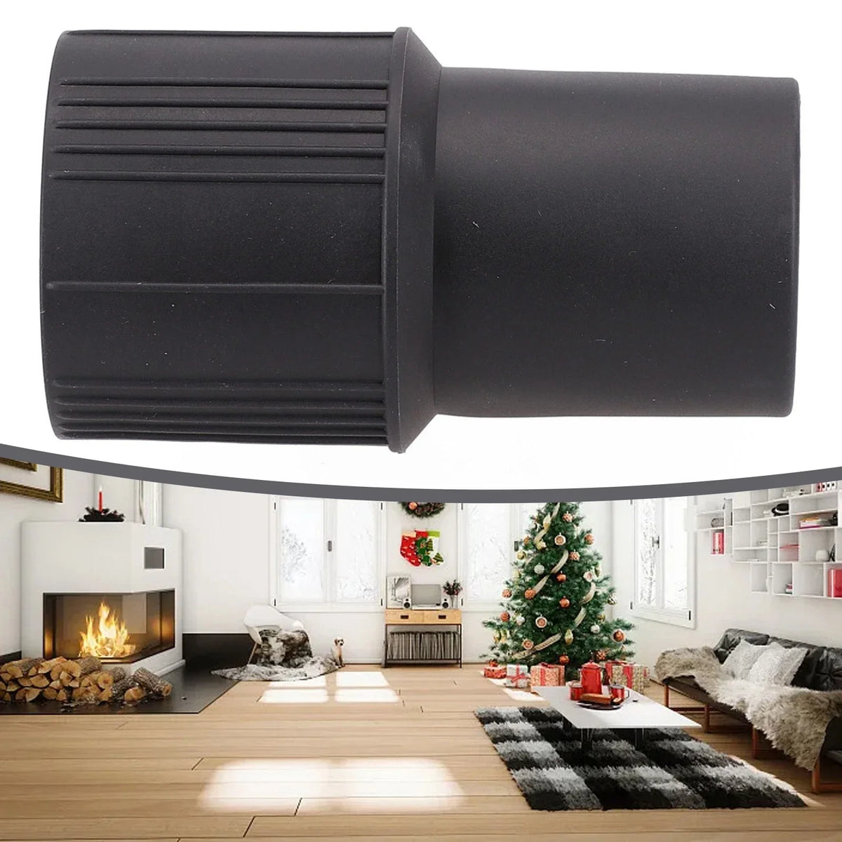 Vacuum Cleaner Hose Connecting Adapter 38mm Inner 45mm Outer