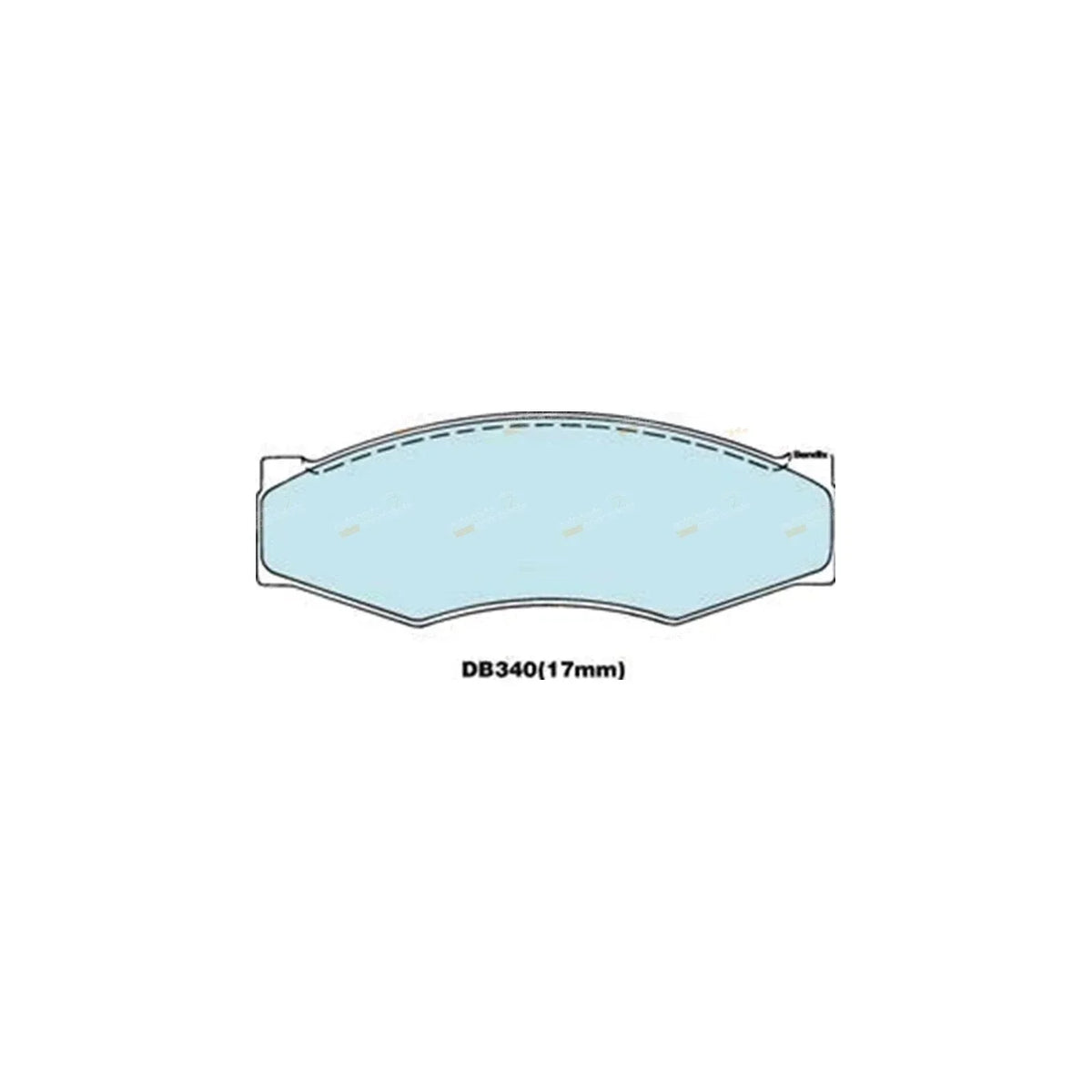 Front Brake Pad Set for D21 Nissan Pathfinder 2.4L Z24 1986-1991