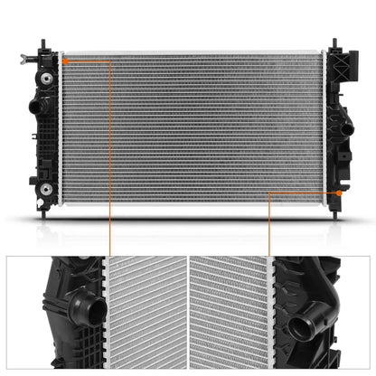 Radiator DPI-13509 Aluminum for 2016-2019 Cascada & 2014-2016 Cruze Limited