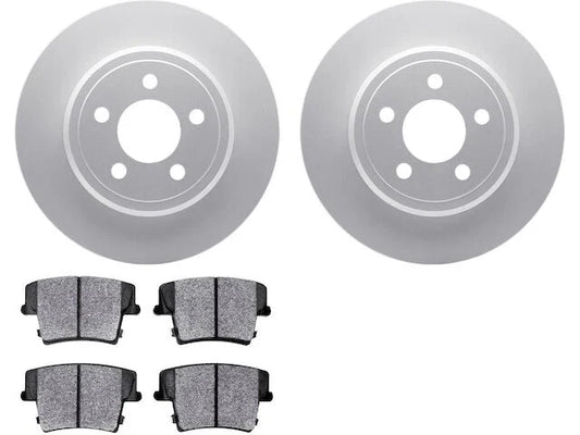 Brake Pad and Rotor Kit for Jaguar S Type (2003–2005) PW915HP