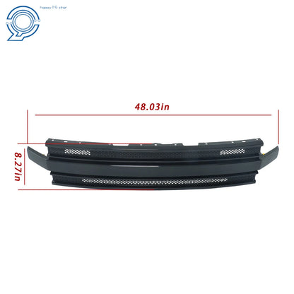 Front Upper Grille Assembly Gloss Black for Ford Flex (2013–2019)
