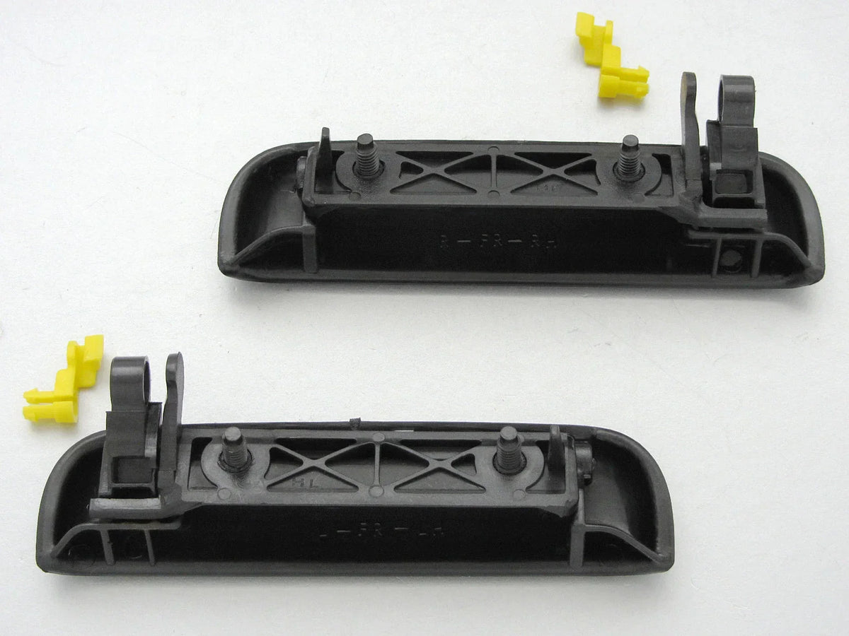 1995-2000 Toyota Tercel Soluna Front Outer Door Handles - Black (2 x)