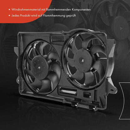 Cooling Fan Assembly Dual for Ford Mustang (2015–2021)