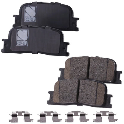 Brake Disc Set with Ceramic Pads for Toyota Camry 2005