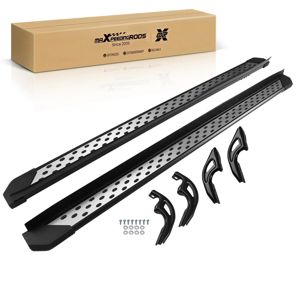 Running Boards Non-Slip Black for Honda Pilot 2016-2022 Nerf Bars