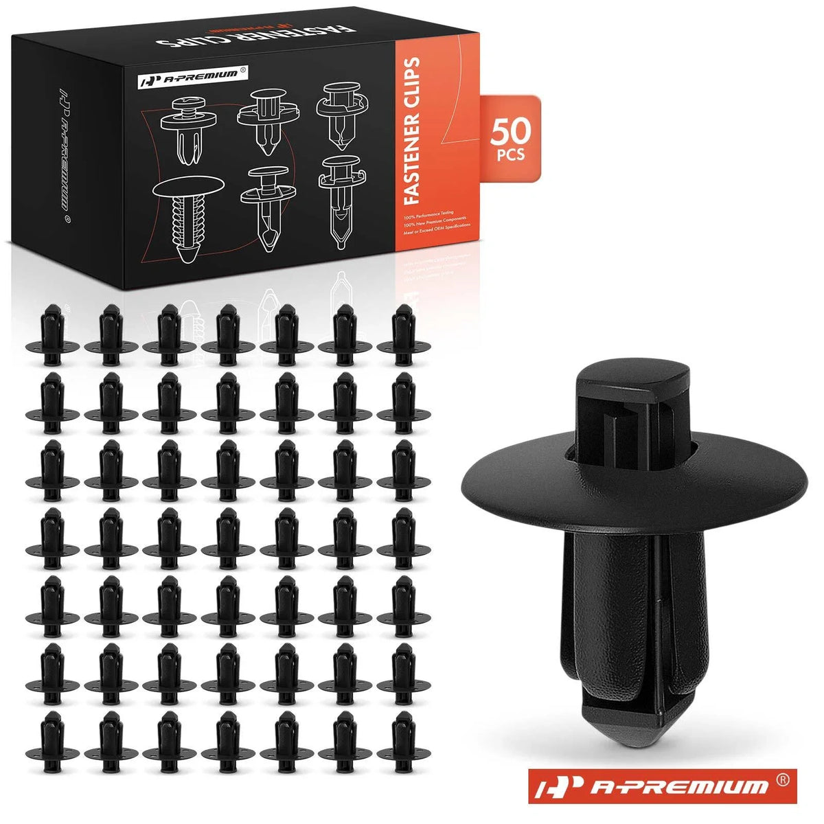 50x Nylon Bumper Cover Clips for Nissan Maxima