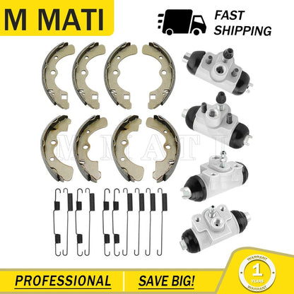 Brake Wheel Cylinder & Brake Shoes for Kawasaki Mule 4010 KAF620 KAF950