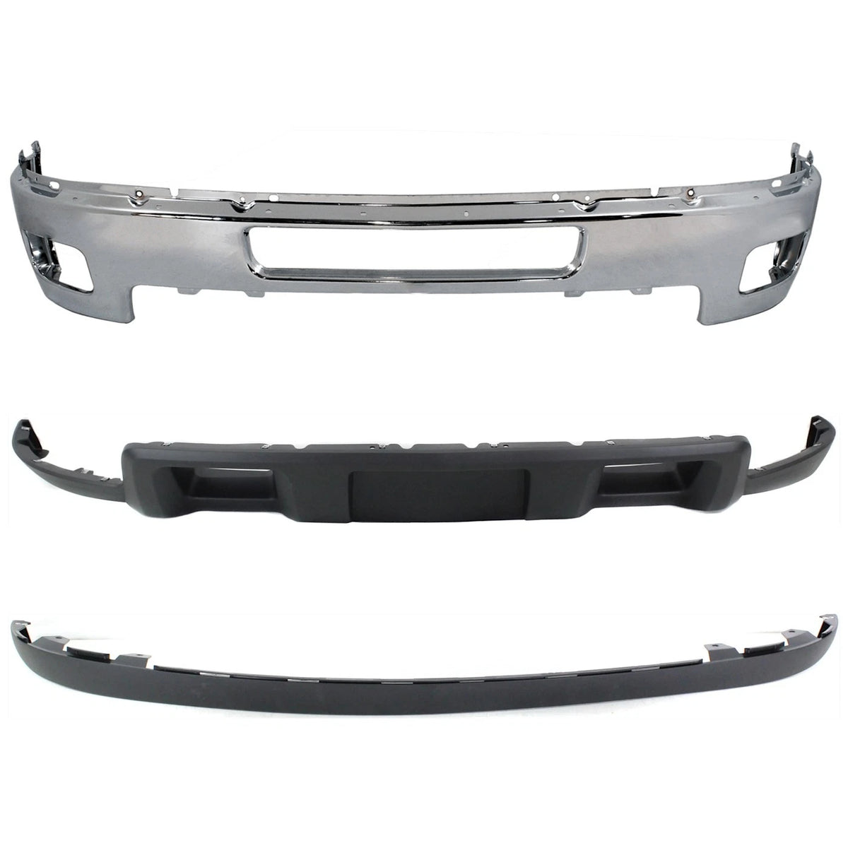Front Bumper Face Bar for Chevy Silverado 2500 HD 3500 HD (2007–2019)