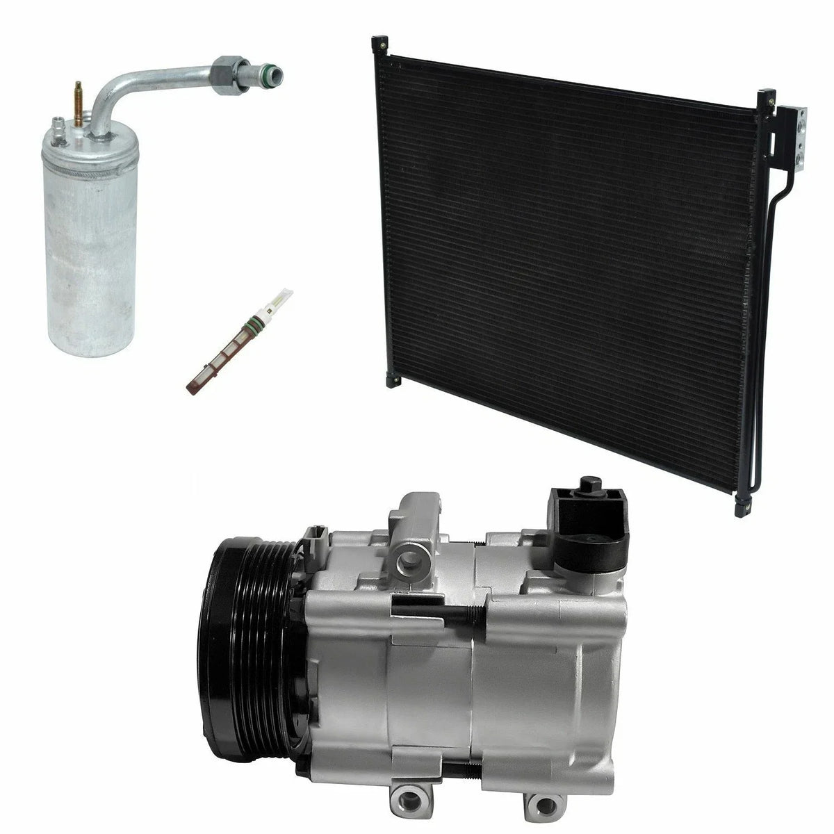 AC Compressor Kit With Condenser for Ford F-350 Super Duty (2006–2006)