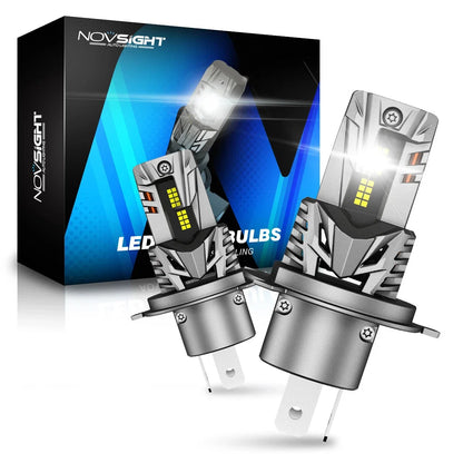 2pcs LED Headlight Bulbs H4 9003 HB2 for High Low Beam - 6500K White
