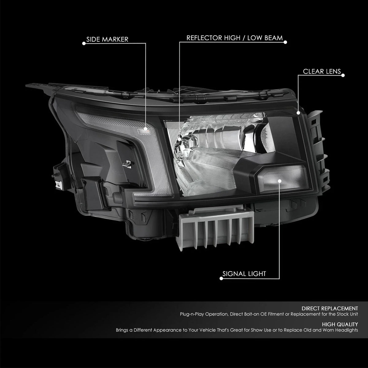 LED Headlight Assembly for Nissan Frontier (2022–2025) - Right Side