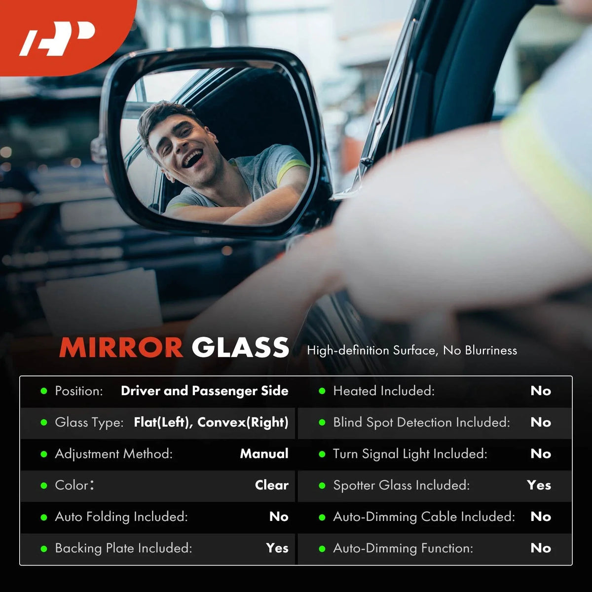 Power Mirror Glass Pair for NV200 & City Express 2015-2021