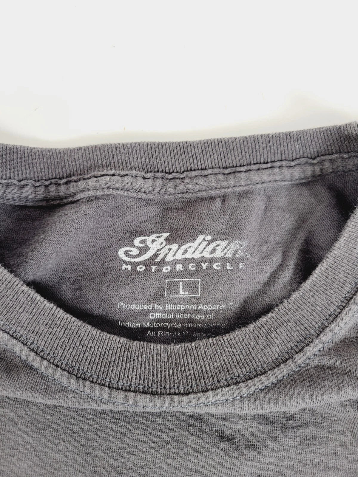 Men's Organic Cotton T-Shirt with Graphic for Indian Motorcycle (All Years)