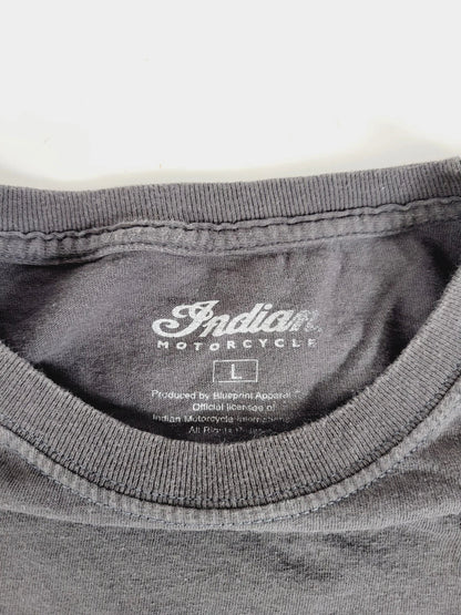 Men's Organic Cotton T-Shirt with Graphic for Indian Motorcycle (All Years)