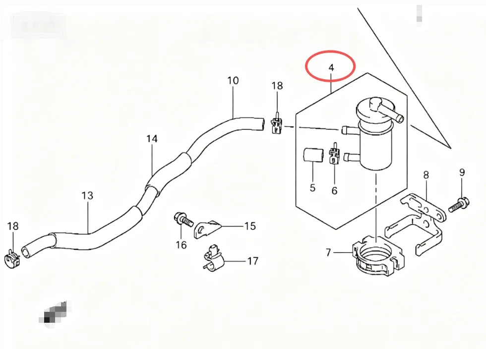 Fuel Filter for Suzuki DF40A (2000–2023)