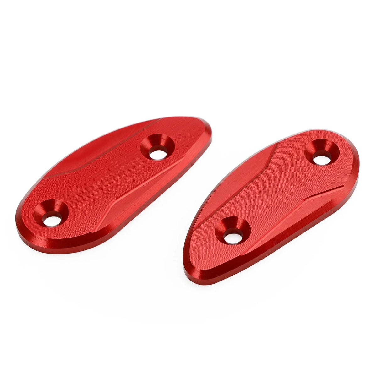 Red Mirror Delete Blanking Block Off Plates for Honda CBR1000RR (2008–2023)