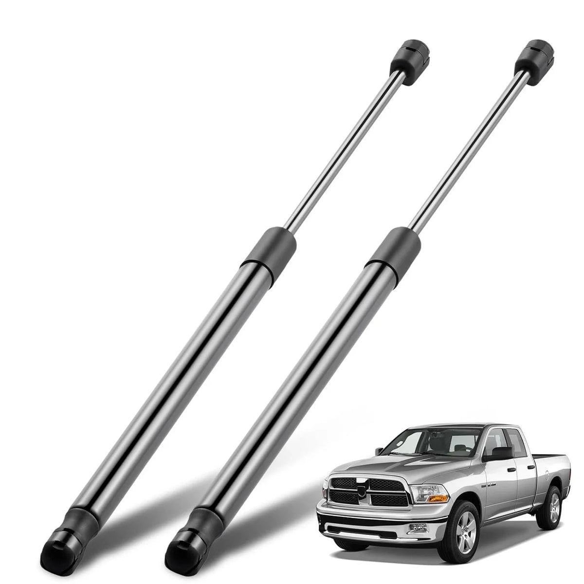 Hood Lift Supports (2X) for Dodge Ram 1500 2500 (2002–2023)