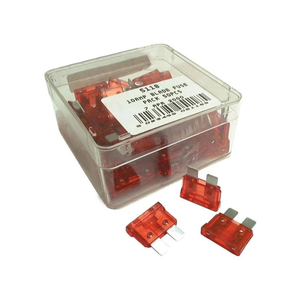 50pcs 10A Blade Fuse for Agripak (S.5118)