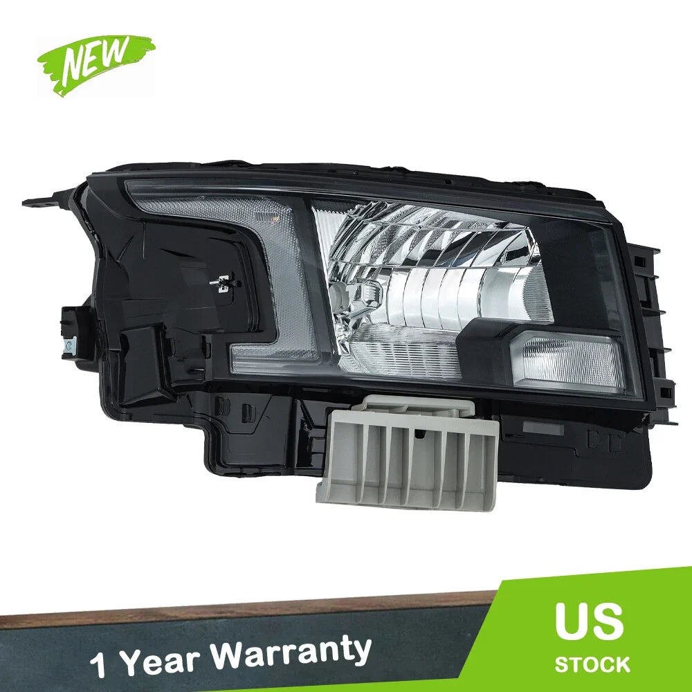 Passenger Right Side Headlight Assembly for Nissan Frontier (2022–2023) Black Halogen